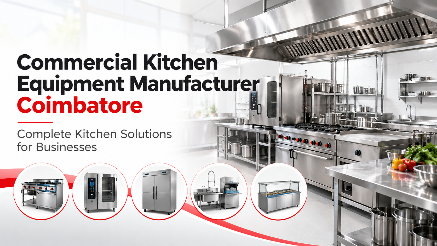 Commercial Kitchen Equipment Manufacturer in Coimbatore